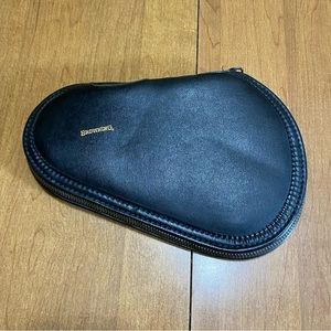 Browning black leather zippered pistol case